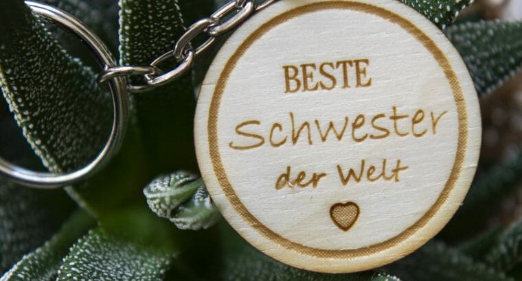 Schlüsselanhänger Beste Schwester