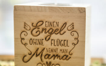 Teelichthalter Mama-Engel