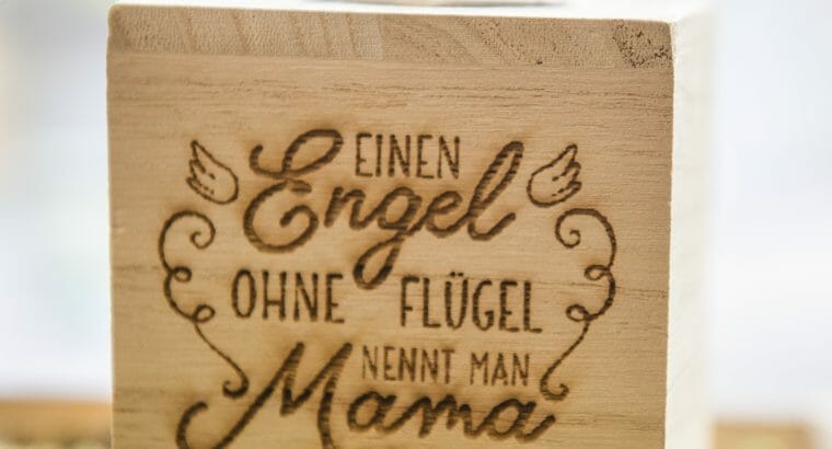 Teelichthalter Mama-Engel