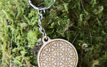 Schlüsselanhänger Lebensblume