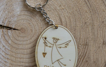 Schlüsselanhänger Schutzengel