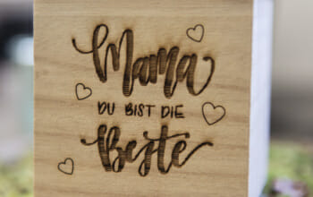 Teelichthalter Mama du bist die Beste