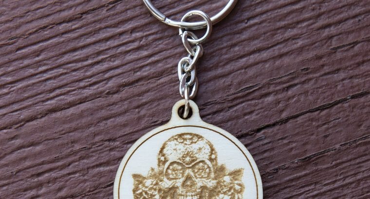 Schlüsselanhänger Totenkopf