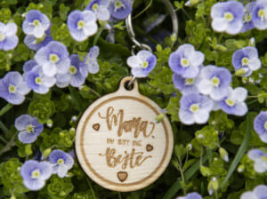 Schlüsselanhänger Mama du bist die Beste