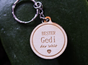 Schlüsselanhänger Bester Gedi