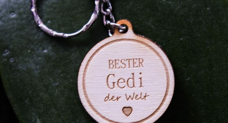 Schlüsselanhänger Bester Gedi