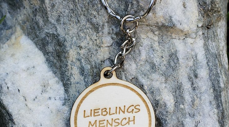 Schlüsselanhänger Lieblingsmensch