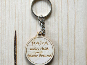 Schlüsselanhänger (Papa mein Held…)