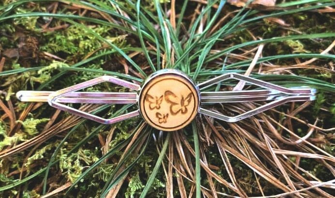 Haarklammer Schmetterling