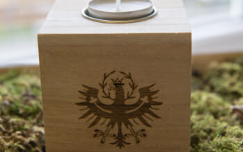 Teelichthalter Tiroler Adler