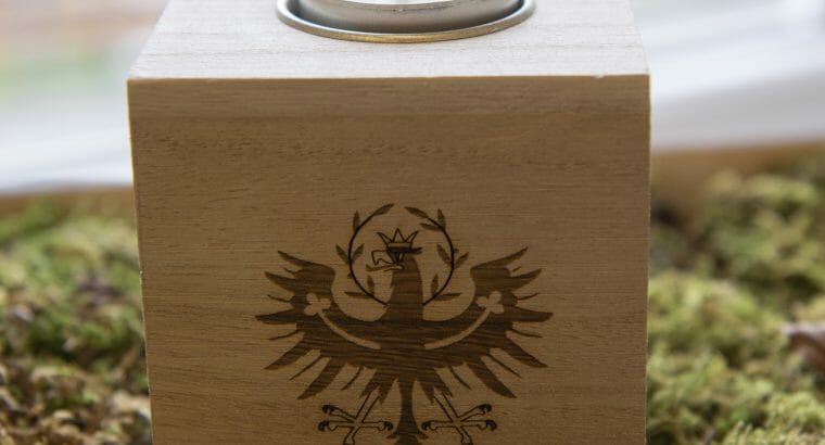 Teelichthalter Tiroler Adler
