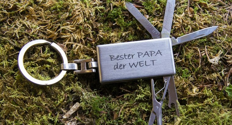 Schlüsselanhänger Papa du bist der Beste