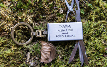 Schlüsselanhänger Papa mein Held