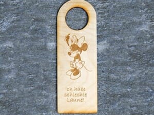 Türschild (Ich habe schlechte Laune)