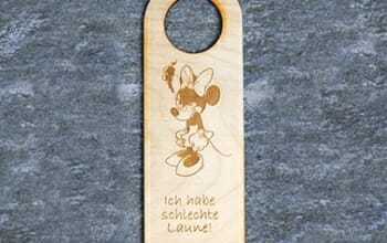 Türschild (Ich habe schlechte Laune)